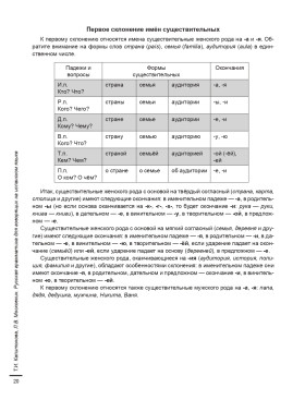 Русская грамматика для говорящих на испанском языке