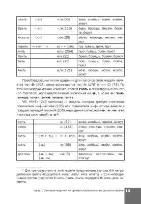 Алгоритм словоизменения русских глаголов