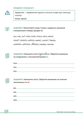 Подготовительный факультет: все профили. Практикум по русскому языку